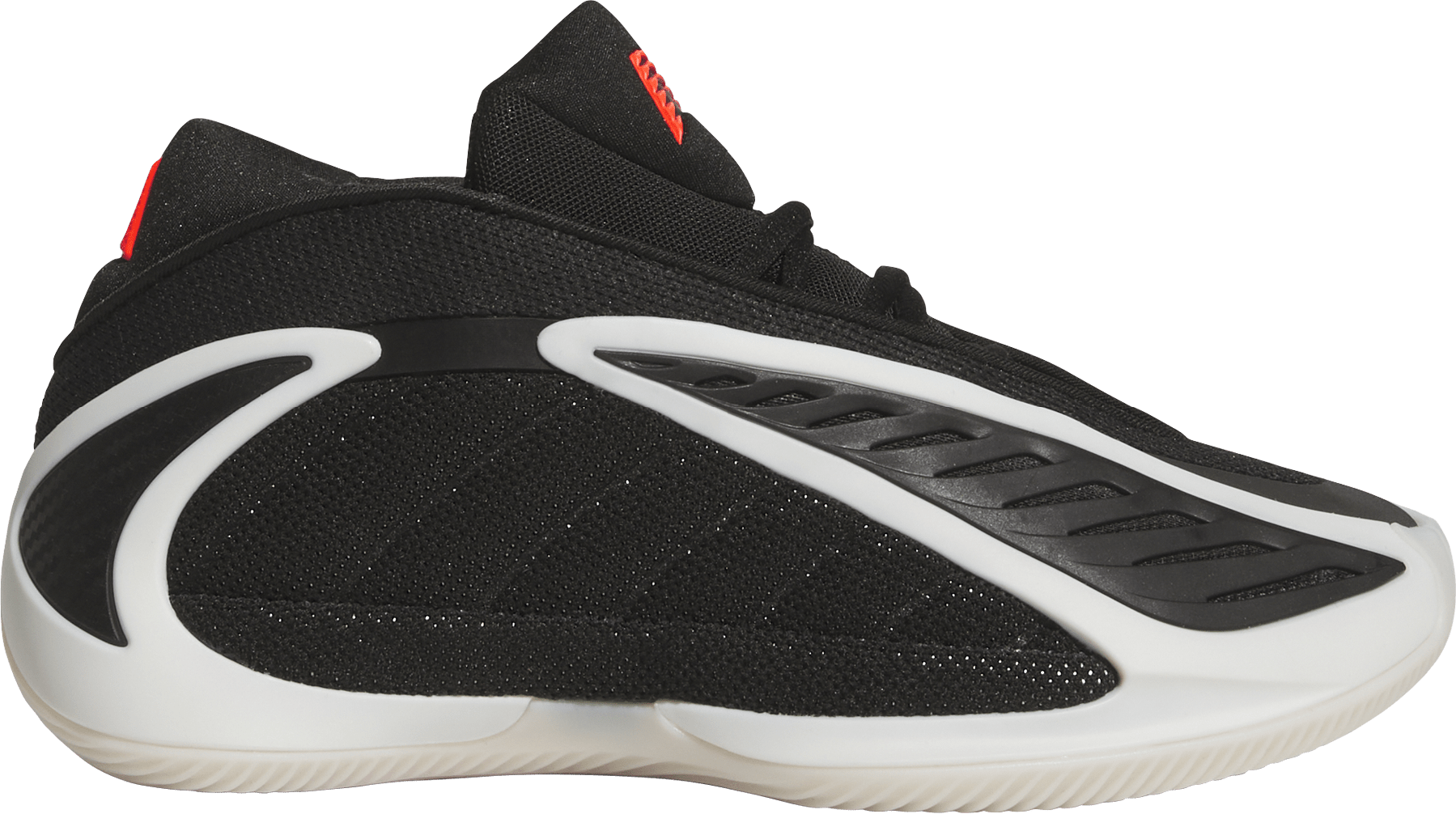 adidas Kids' Grade School Anthony Edwards 2 'Core Black' Basketball Shoes - Black/White/Red - View 1