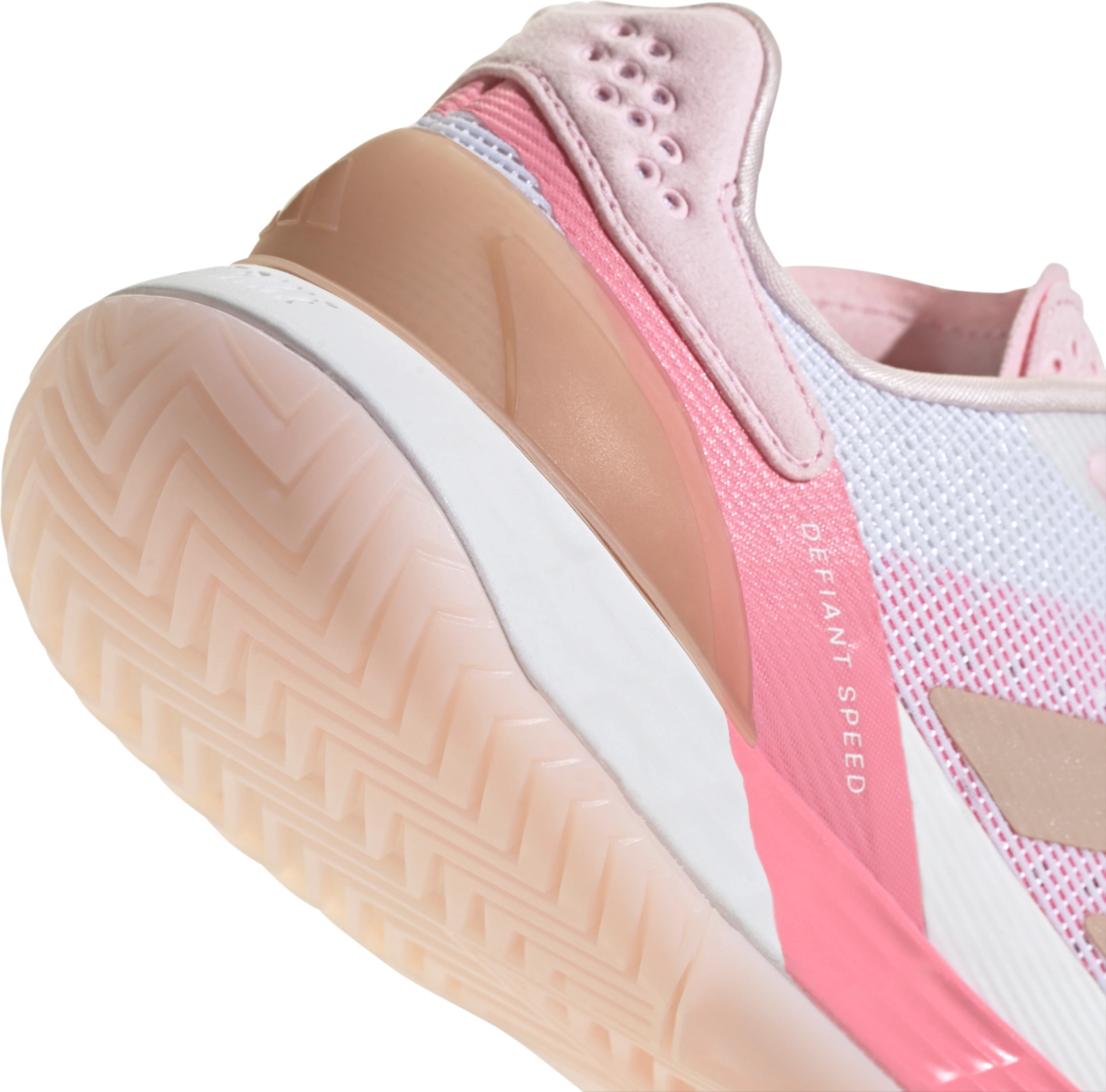 adidas Women's Defiant Speed 2 Tennis Shoes - White/Pearl - View 8