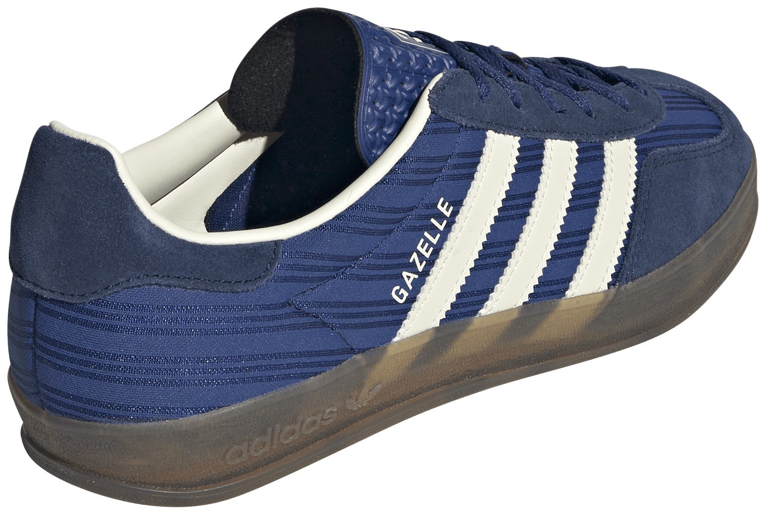 adidas Women's Gazelle Indoor Shoes - Vivid Blue/Stripe - View 7