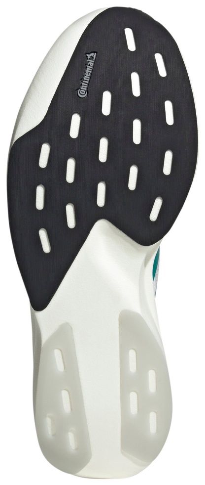 adidas Men's Adizero EVO SL Running Shoes - White/Teal/Grey - View 3