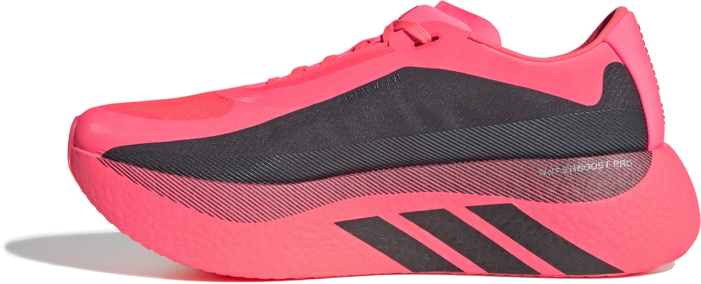 adidas Men's Hyperboost Edge Running Shoes - Turbo/Carbon/Solar Turbo - View 5