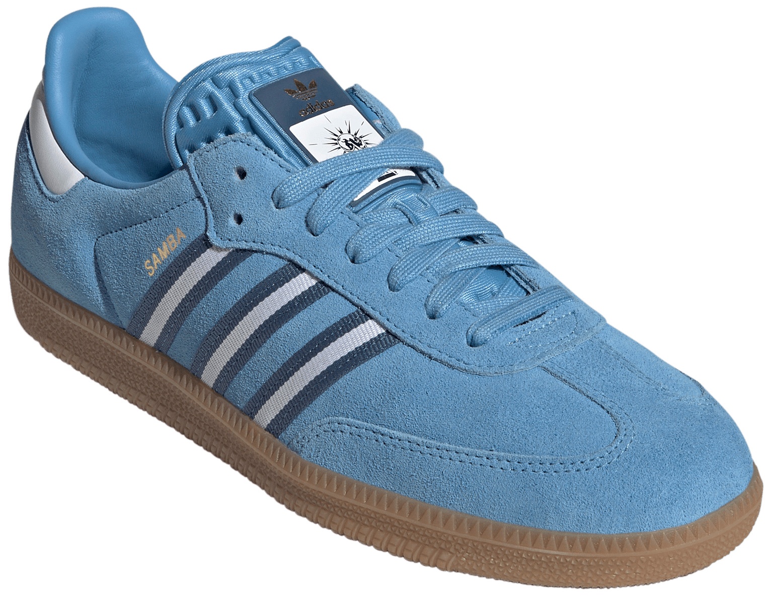 adidas FIFA World Cup Samba OG Shoes - Light Blue/Crew Blue/Ftwr White - View 5