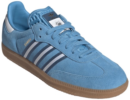 adidas FIFA World Cup Samba OG Shoes - Light Blue/Crew Blue/Ftwr White - View 5