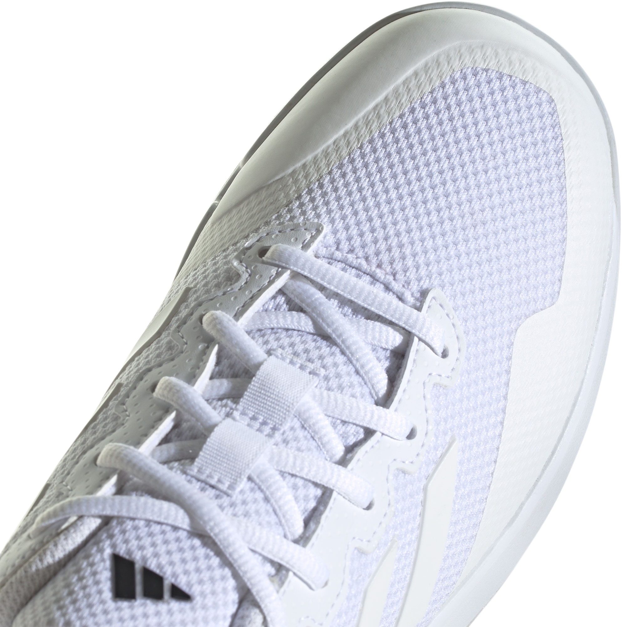 adidas Men's Gamecourt 2 Tennis Shoes - White/White/Silver - View 7