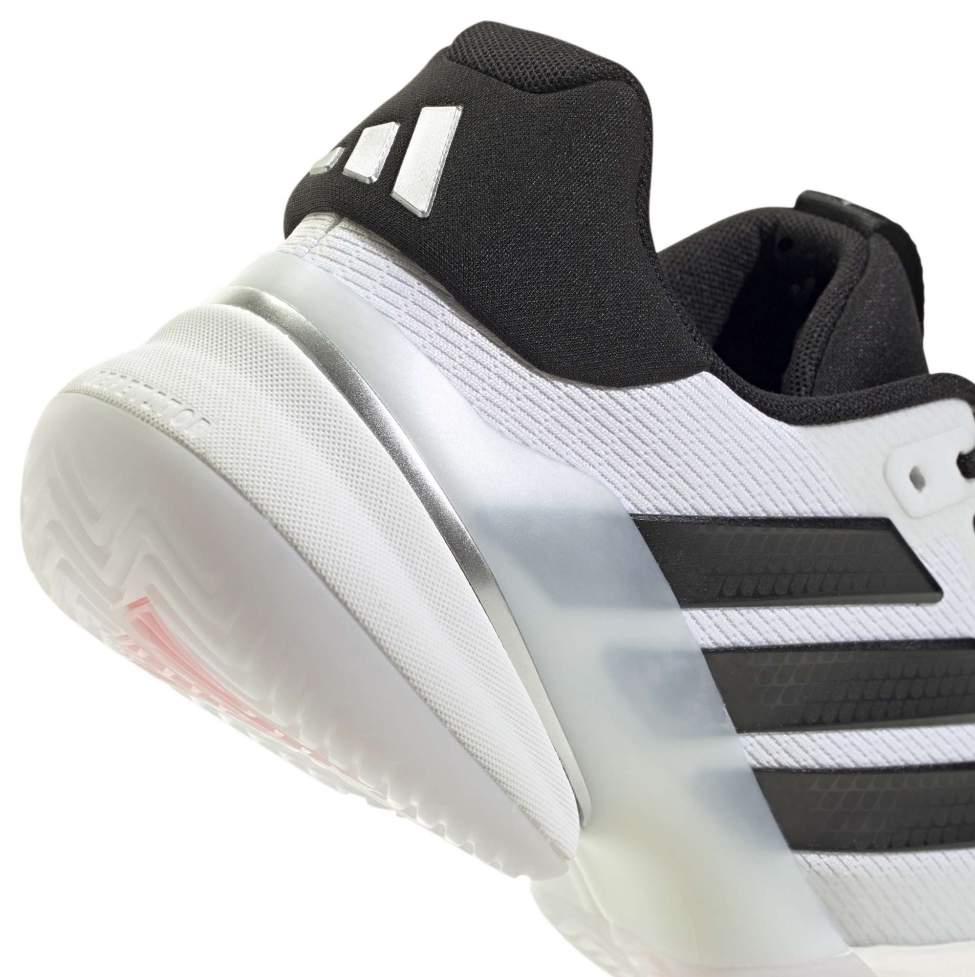 adidas Men's Barricade 14 Tennis Shoes - Ftwr White/Core Black/Lucid Red - View 7