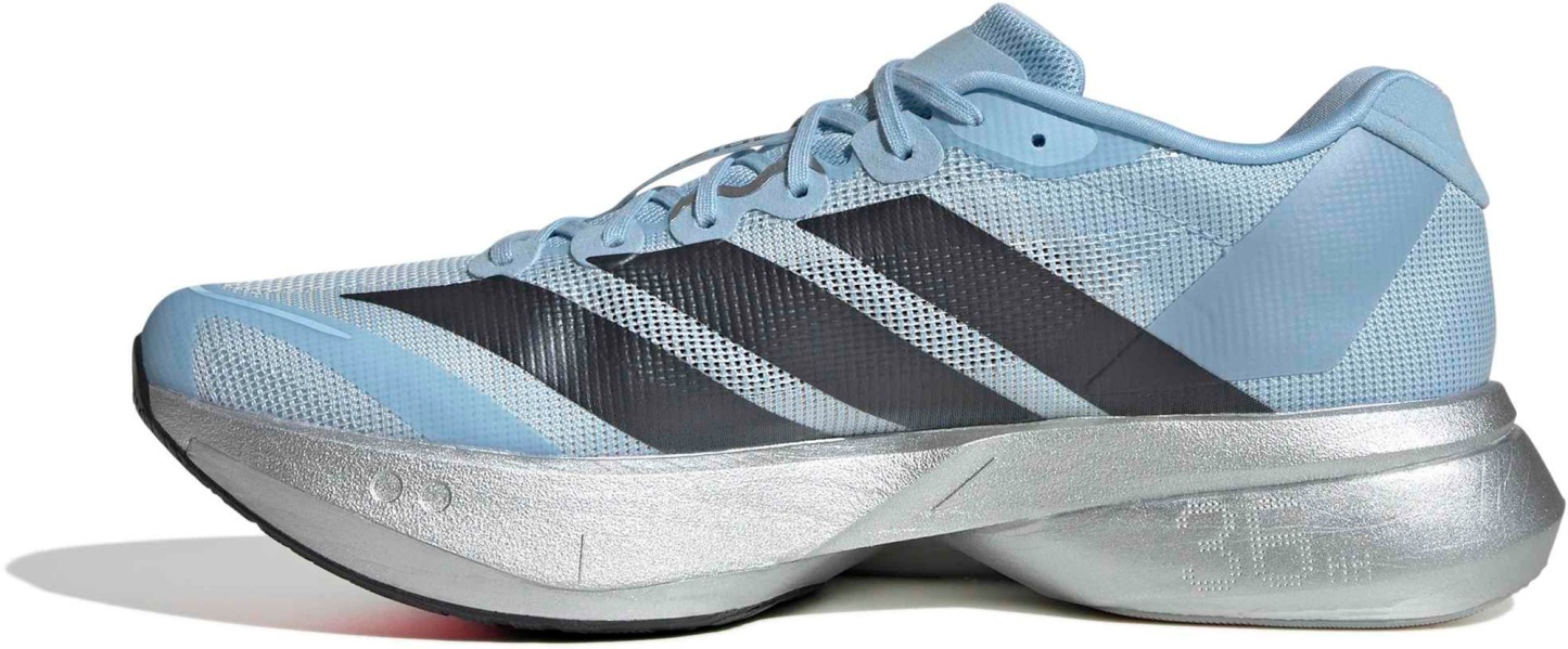 adidas Men's Adizero Boston 13 Running Shoes - Clear Sky/Carbon/Silver Mtllc - View 7
