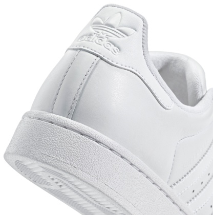 adidas Women's Superstar II Shoes - White/White - View 7
