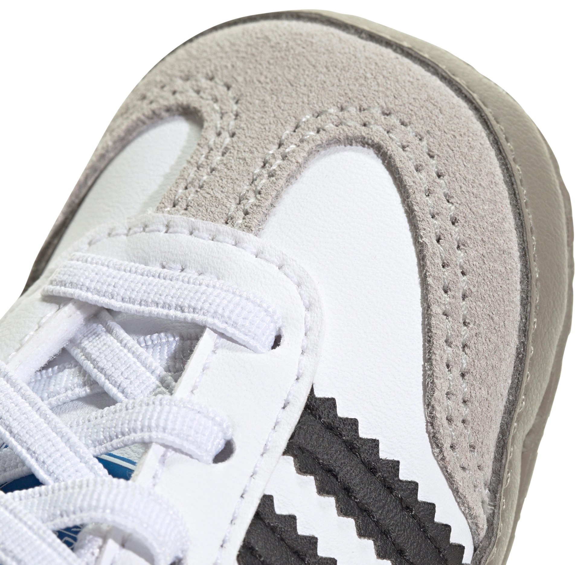 adidas Toddler Samba OG Shoes - White/Black/Clear Granite - View 8
