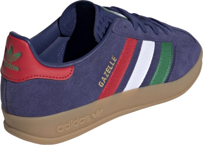 adidas Kids' Grade School FIFA World Cup Gazelle Indoor Shoes - Victory Blue/Green/Better Scarlet - View 6