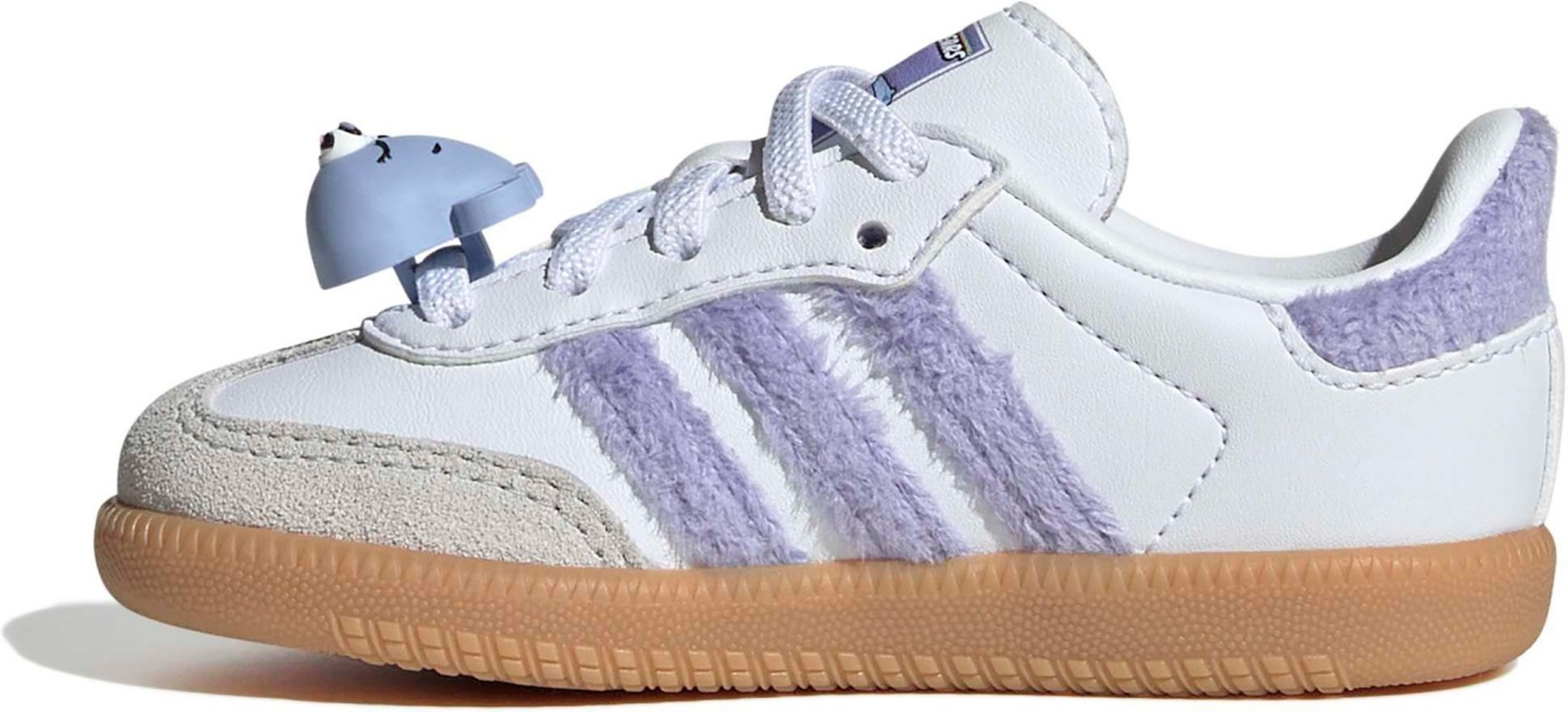 adidas Toddler Samba Care Bear Shoes - Light Purple/White/Blue Dawn - View 4
