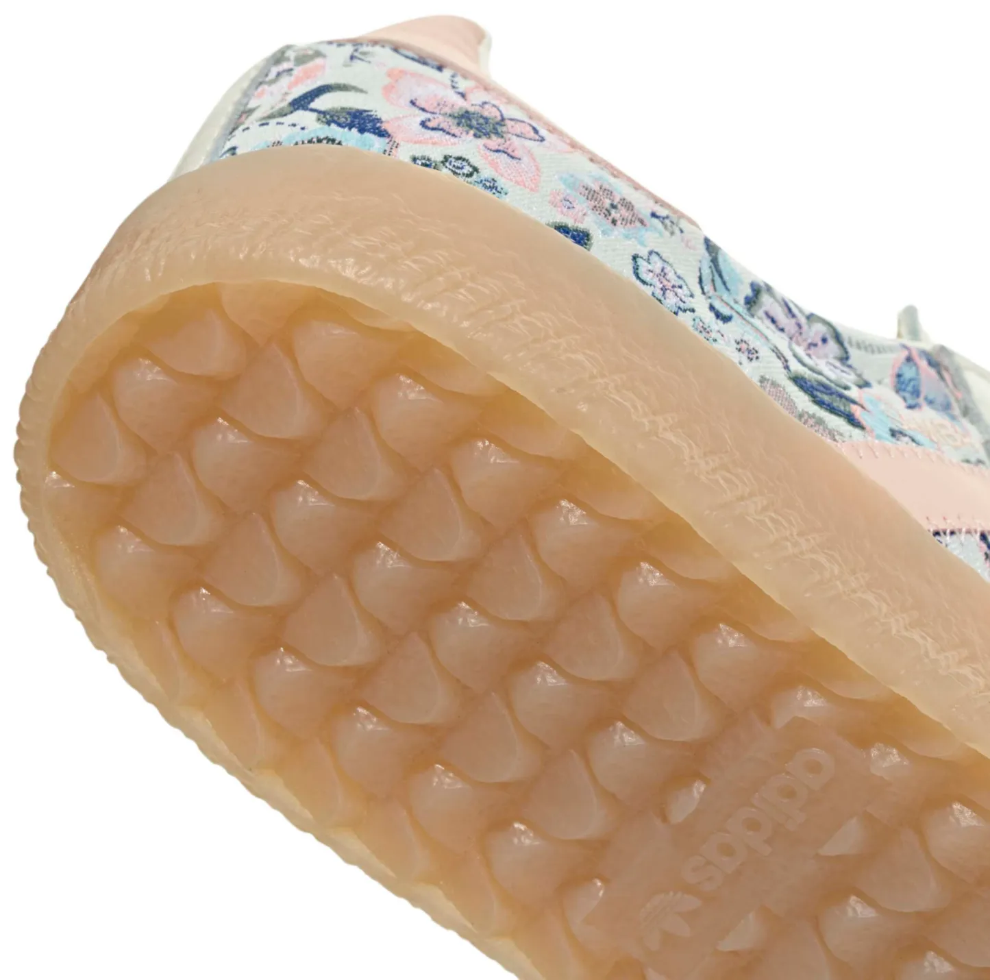 adidas Kids' Grade School Sambae Shoes - Off White/Blush Pink/Gum - View 8