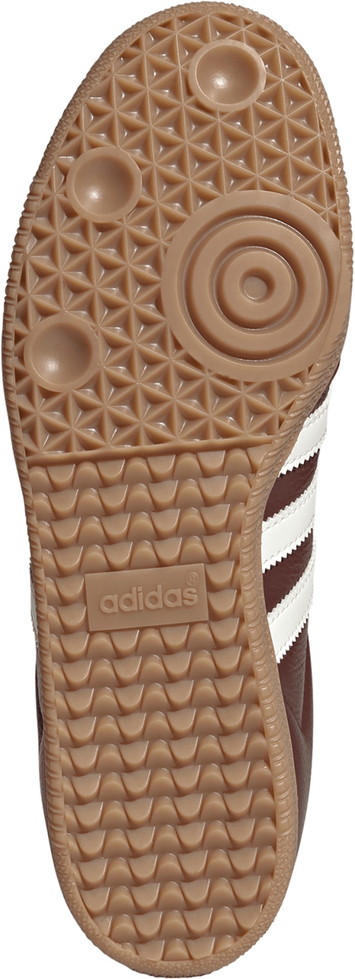 adidas Samba OG Shoes - Fox Brown/Off White/Gum - View 3