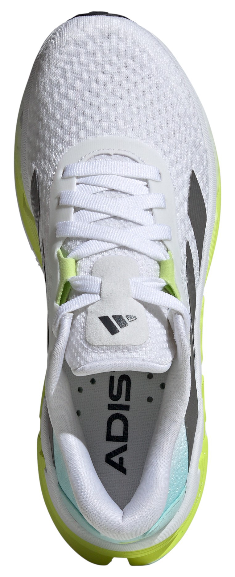 adidas Women's Adistar 3 Shoes - White/Black/Lime - View 2