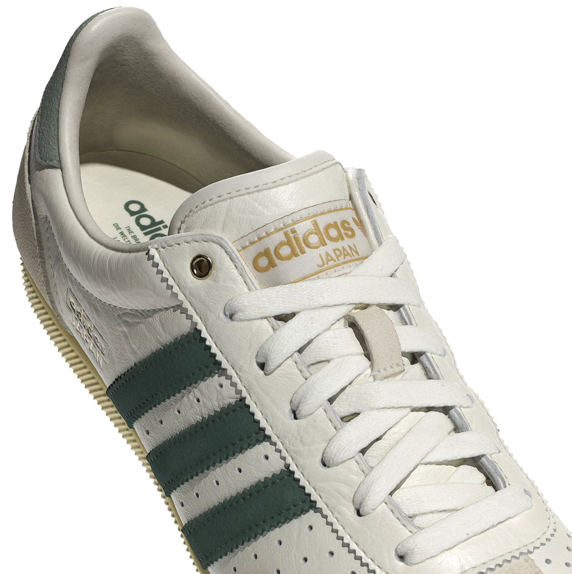 adidas Women's Japan Shoes - Off White/Collegiate Green/Orange Tint - View 7