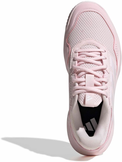 adidas Women's GameCourt 3 All Court Tennis Shoes - Ballet Pink/White - View 2