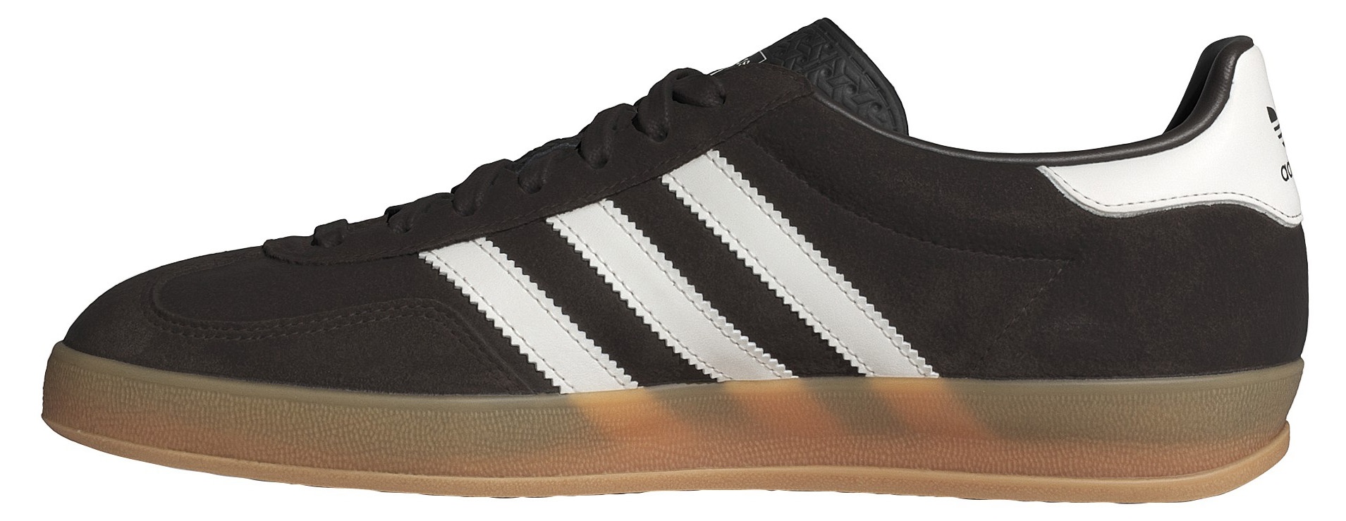 adidas Men's Gazelle Indoor Shoes - Coffee/White - View 4
