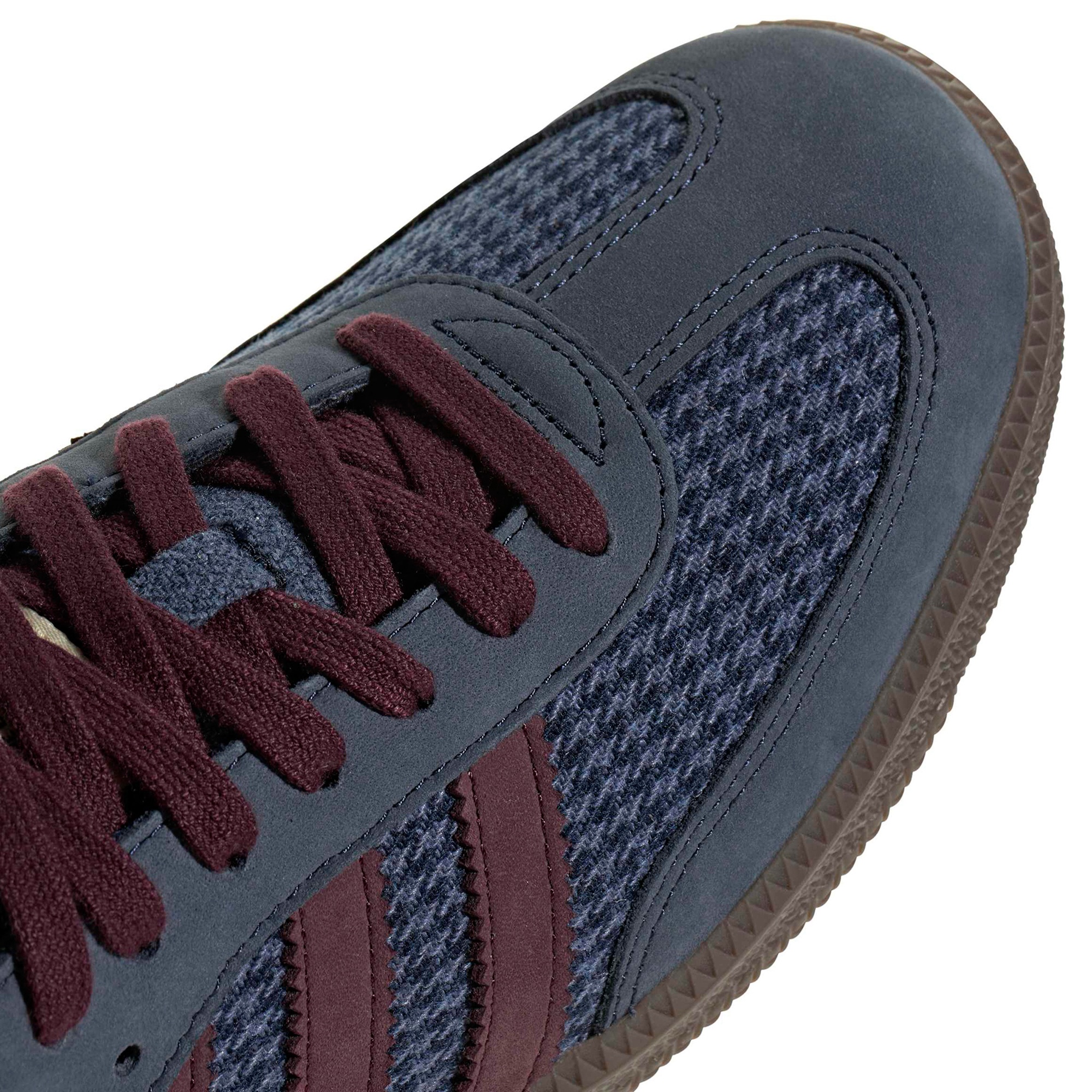 adidas Samba OG Shoes - Hndstooth Indg/Maroon - View 7