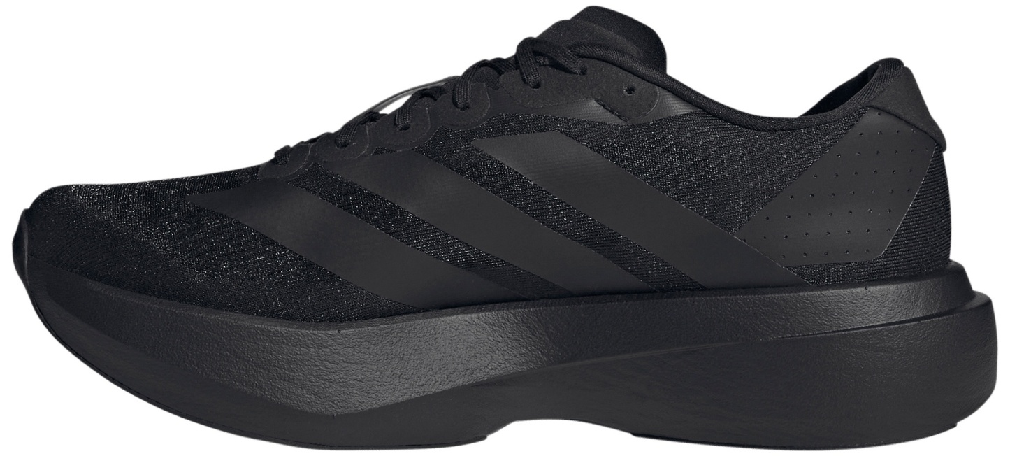 adidas Men's Adizero EVO SL Running Shoes - Black/Black - View 4