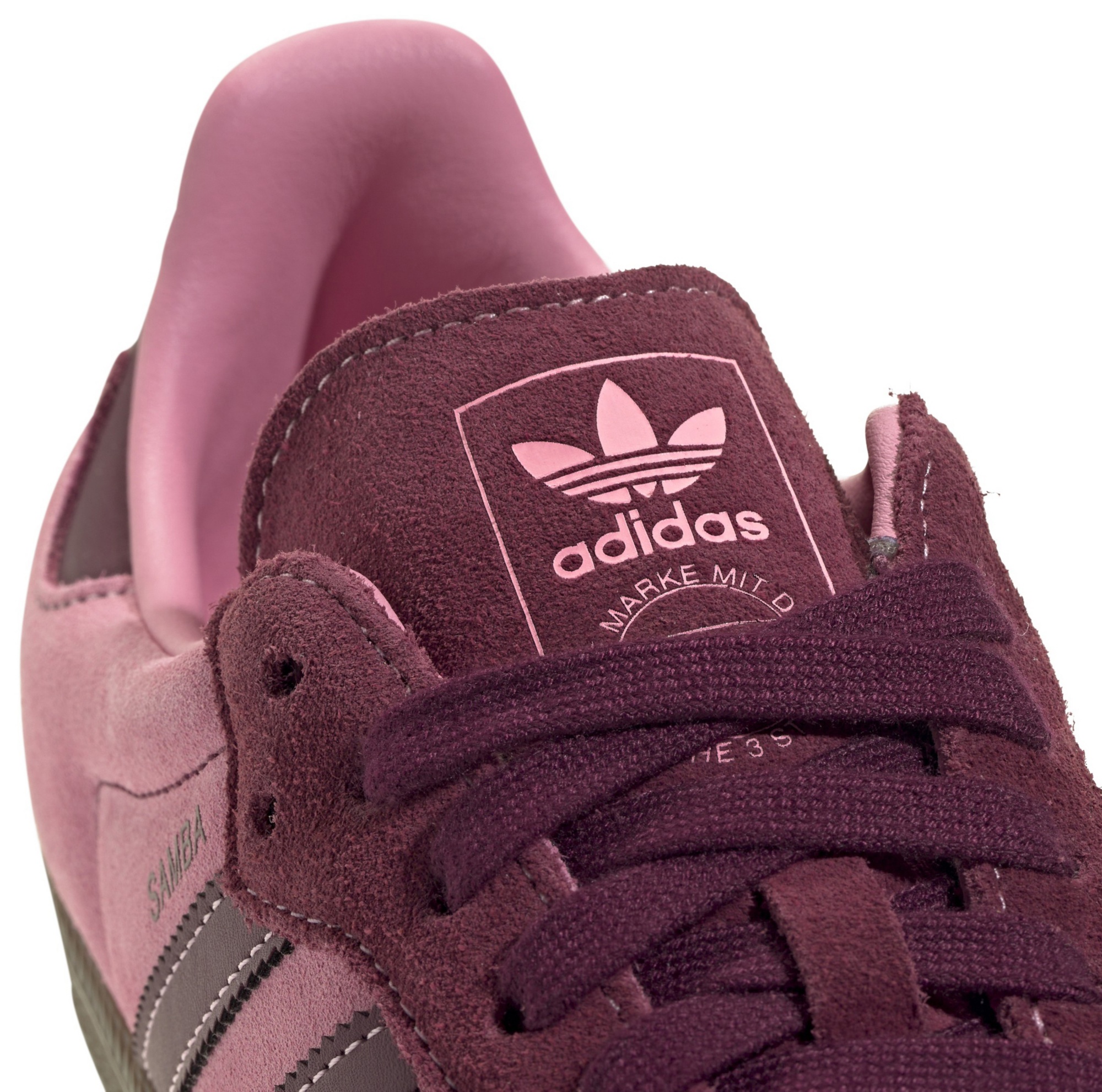 adidas Women's Samba OG Shoes - Pink Spark/Shadow Red - View 8