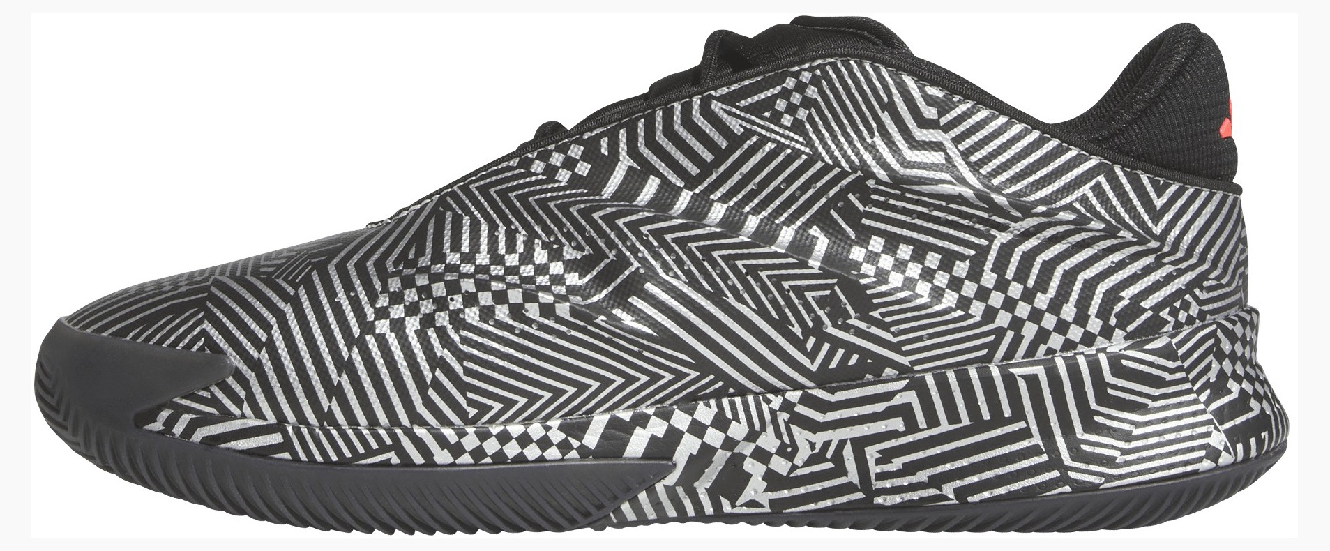 adidas Crazy Energy+ Basketball Shoes - Black/White/Red - View 4