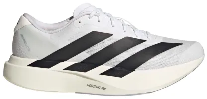 adidas Men's Adizero EVO SL Running Shoes - White/Black/White - View 1