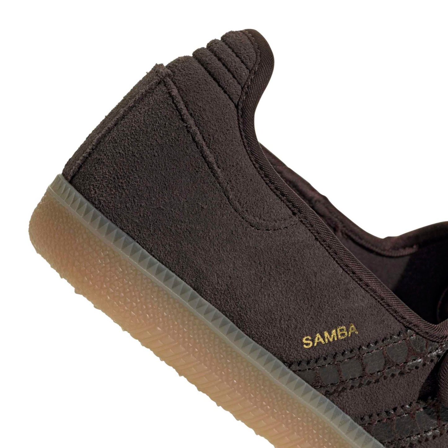 adidas Women's Samba Jane Shoes - Suede/Croc Aurora Coffee - View 8