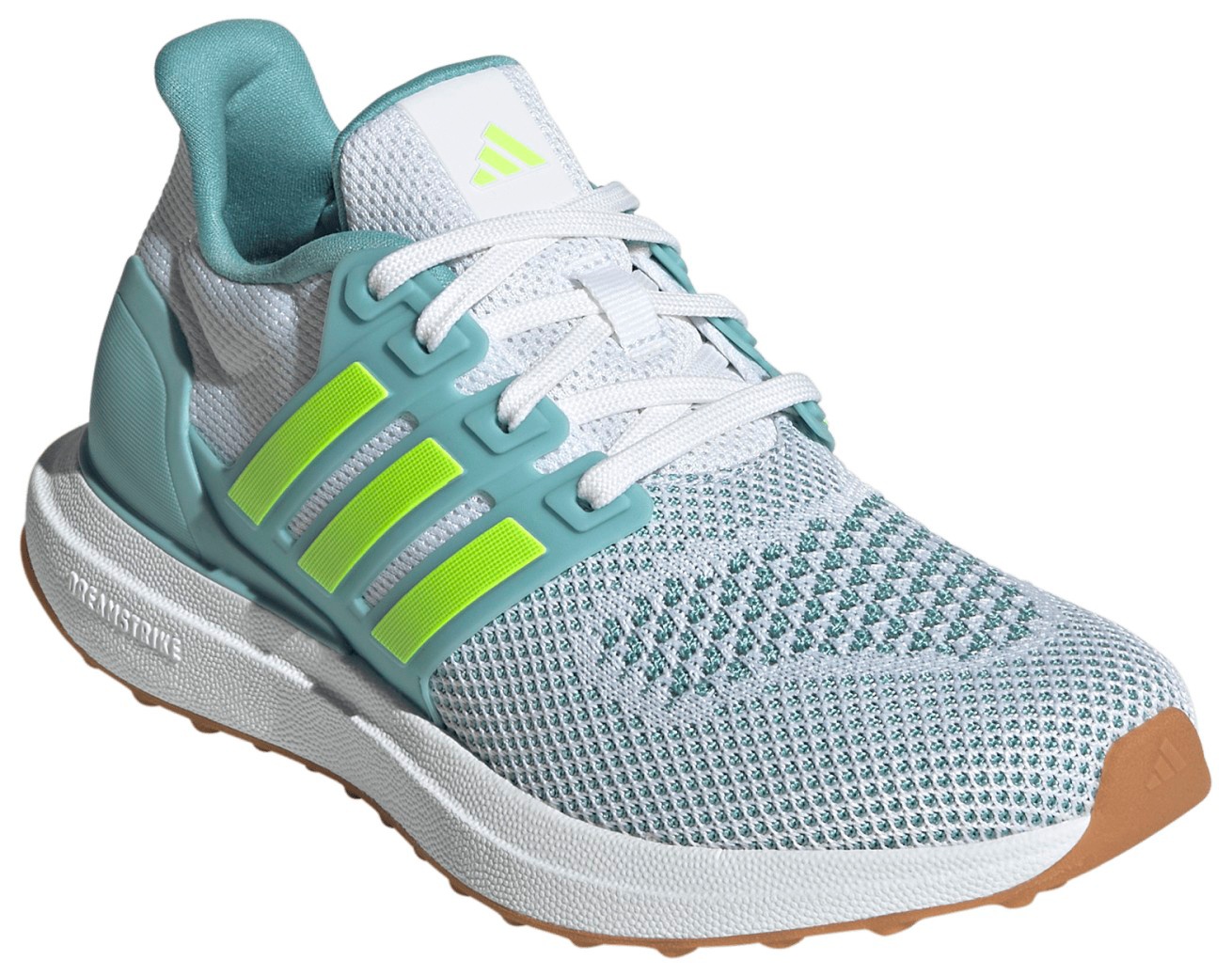 adidas Kids' Grade School Ultradream DNA Shoes - White/Yellow/Green - View 5