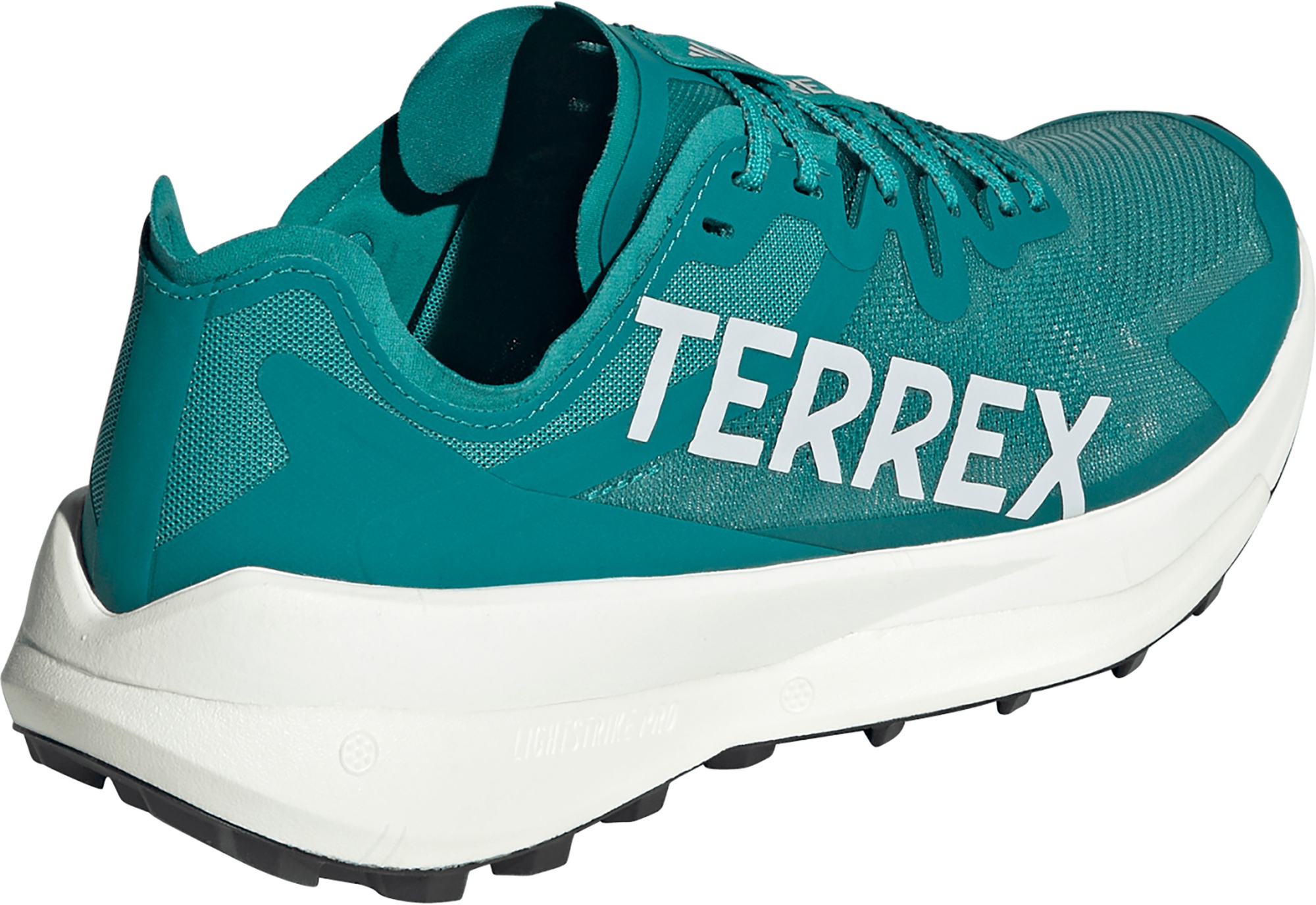 adidas Men's Terrex Agravic Speed Trail Running Shoes - Teal/Grey - View 8