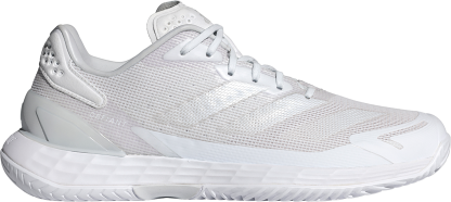 adidas Women's Defiant Speed 2 Tennis Shoes - White/White/Gray - View 1