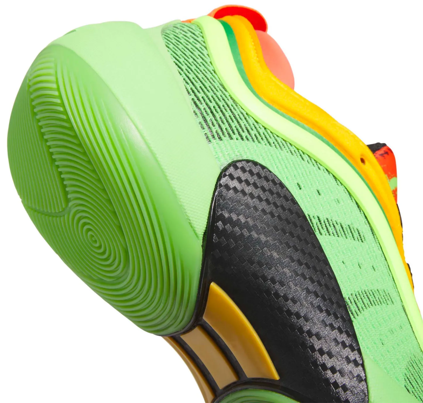 adidas D.O.N. Issue #6 Basketball Shoes - Green/Orange/Black - View 8