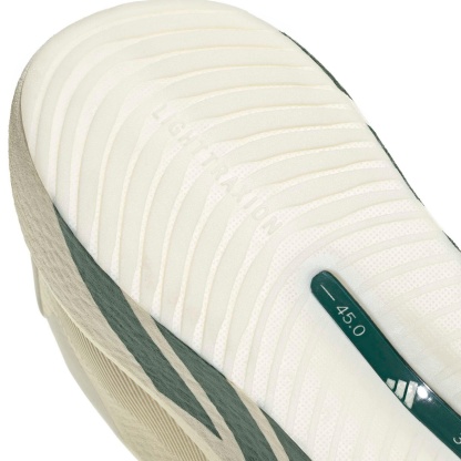 adidas Men's Hyperboost Edge Running Shoes - White/Collegiate Green/Gold Mt - View 9