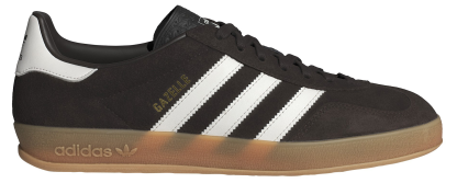 adidas Men's Gazelle Indoor Shoes - Coffee/White - View 1