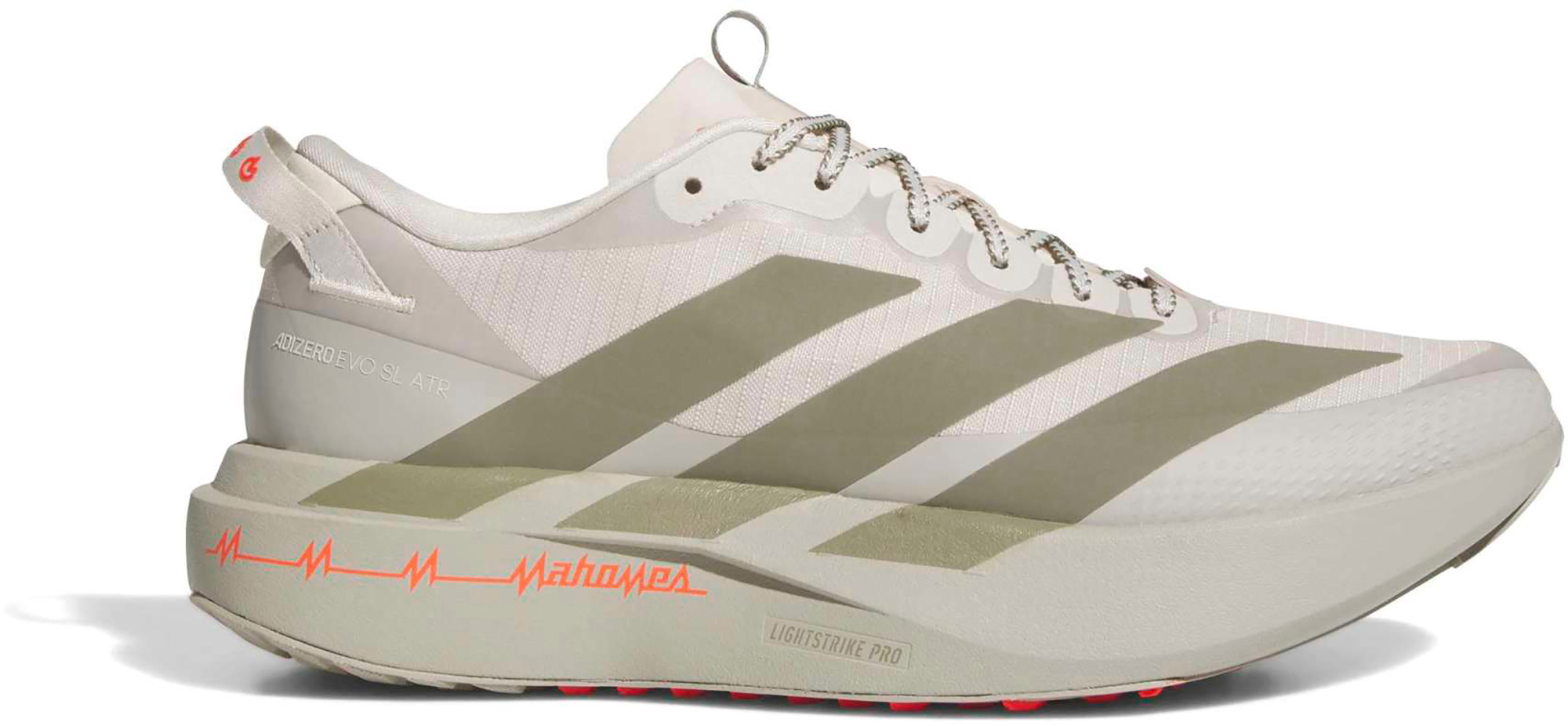 adidas Men's Adizero EVO SL ATR Running Shoes - Alumina/Clay/Solar Red - View 1