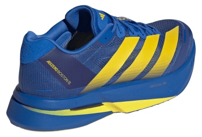 adidas Men's Adizero Boston 13 Running Shoes - Blue/Yellow/Black - View 6