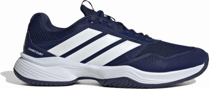 adidas Men's GameCourt 3 All Court Tennis Shoes - Dark Blue/Ftwr White/Core Blk - View 1