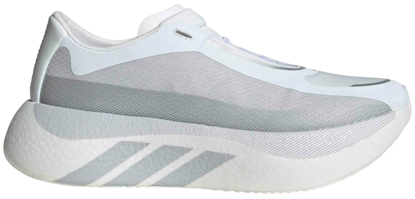 adidas Men's Hyperboost Edge Running Shoes - White/Grey/Silver - View 1