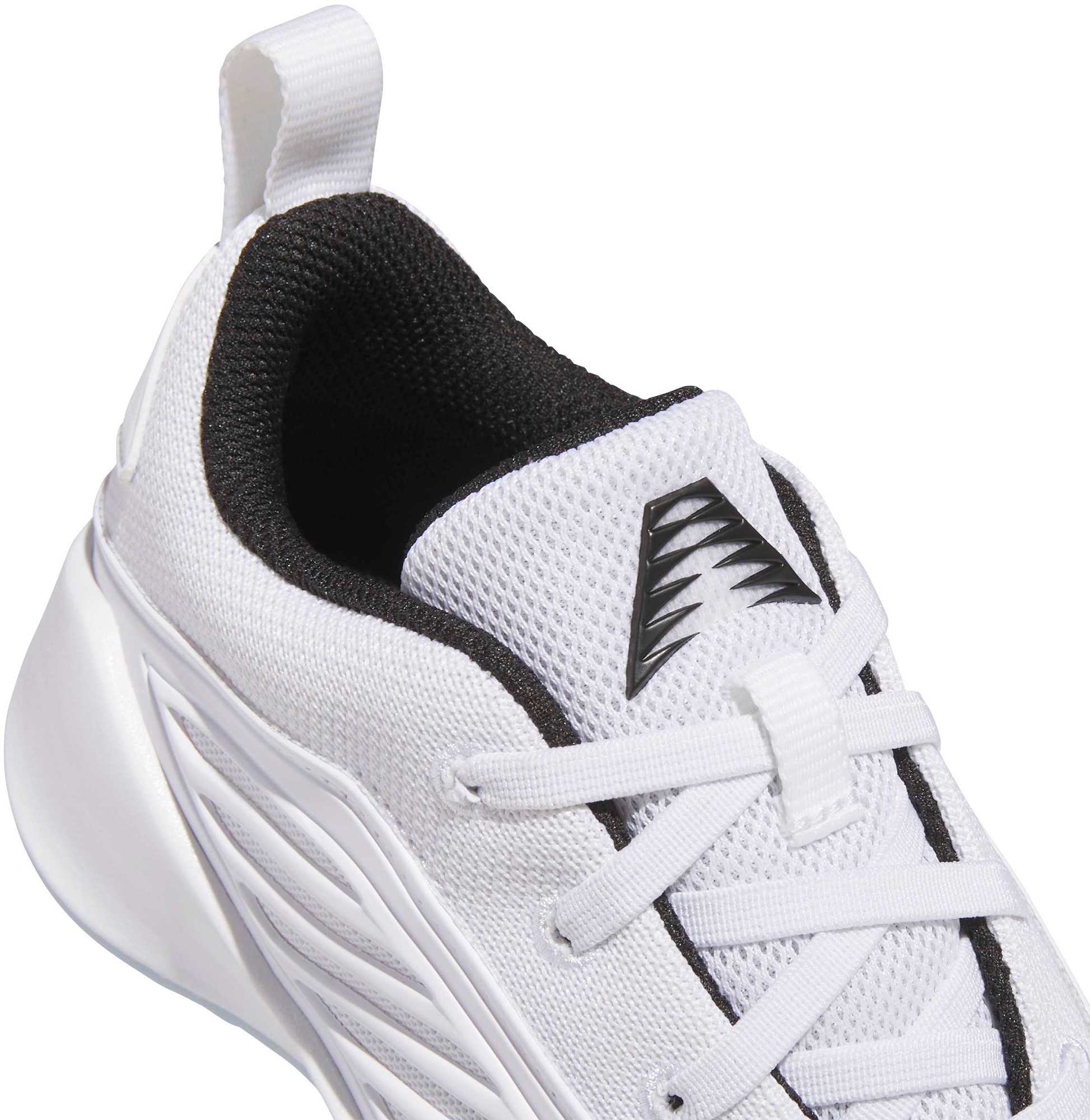 adidas Kids' Preschool Believe That. 1 Basketball Shoes - White/Core Black/White - View 8