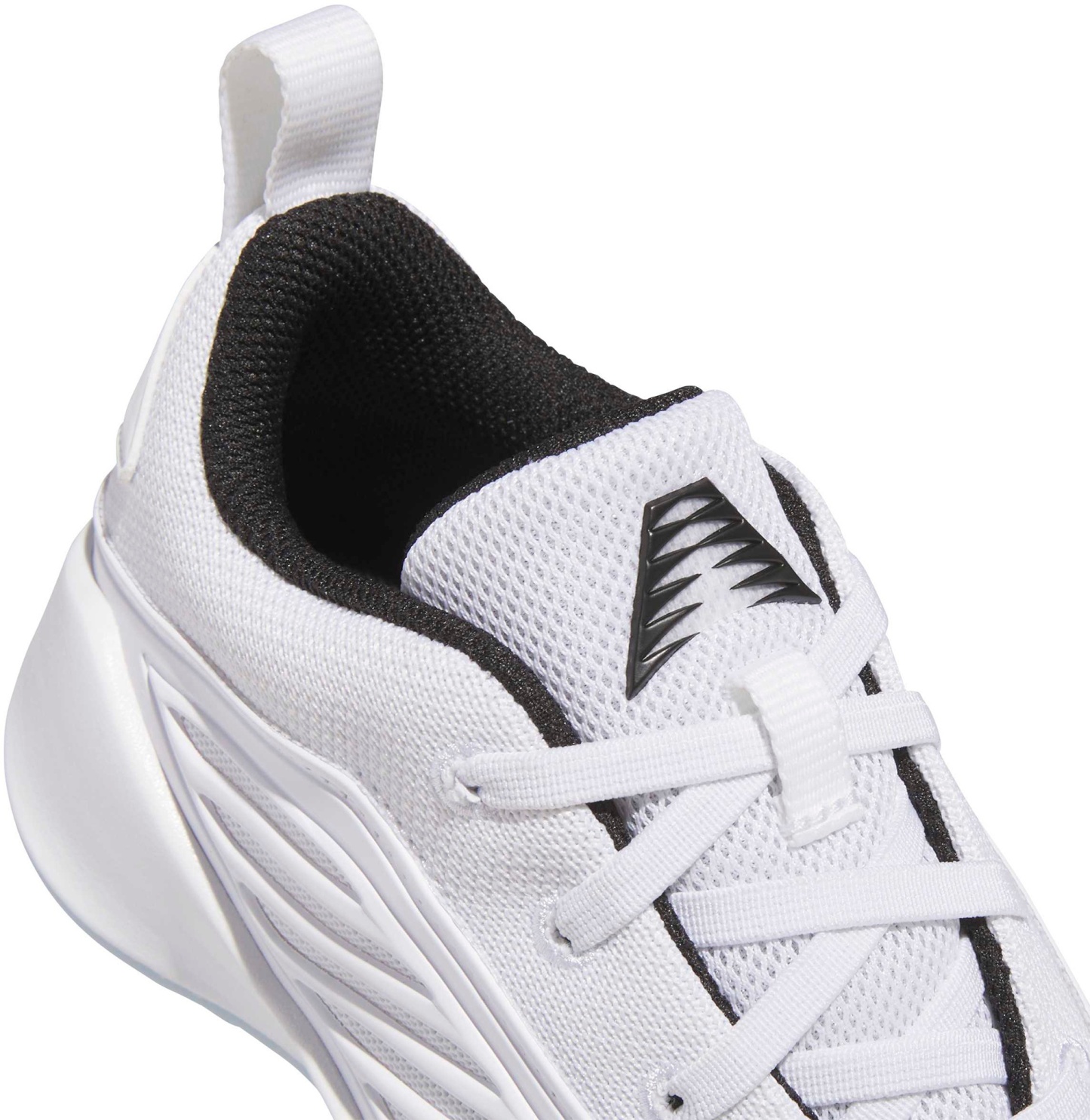 adidas Kids' Preschool Believe That. 1 Basketball Shoes - White/Core Black/White - View 8
