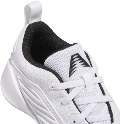 adidas Kids' Preschool Believe That. 1 Basketball Shoes - White/Core Black/White - View 8