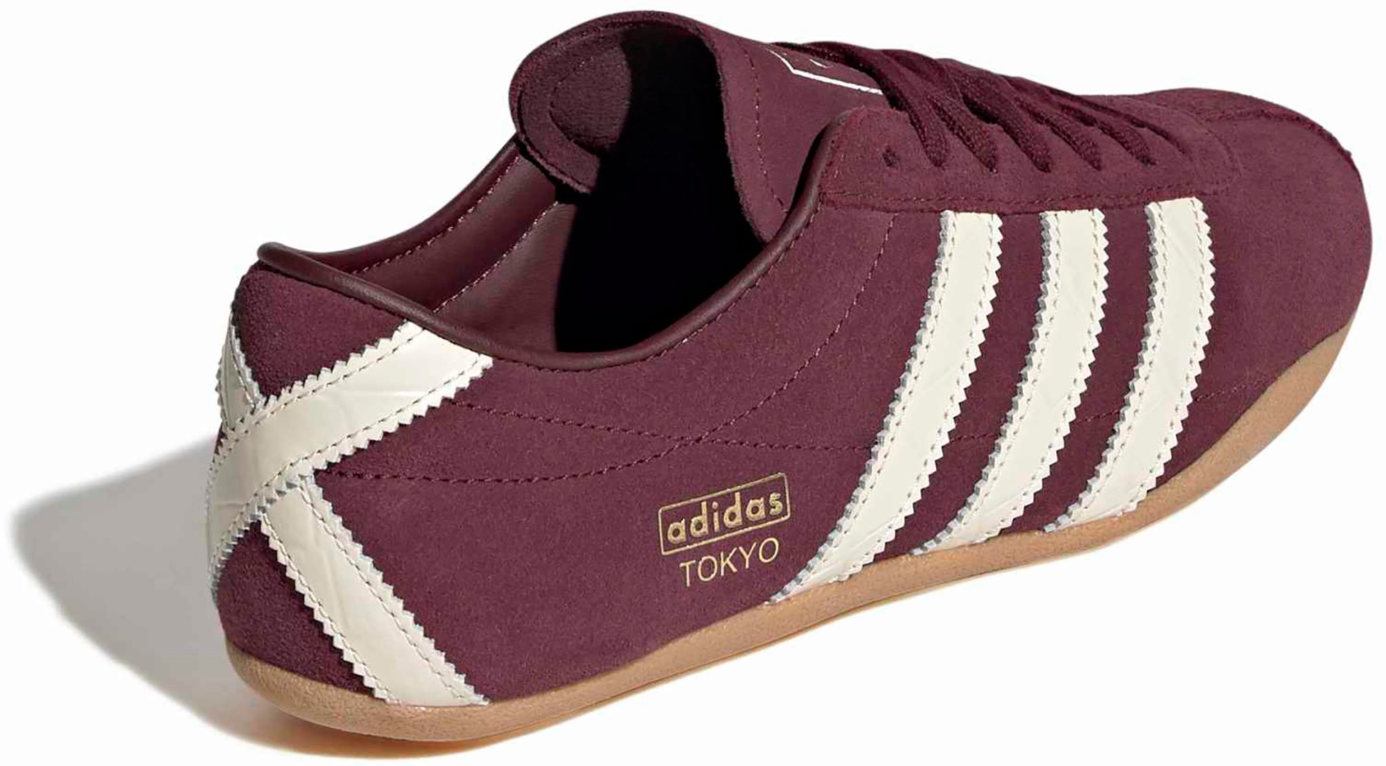 adidas Women's Tokyo Shoes - Suede/Croc Maroon/Cream - View 6