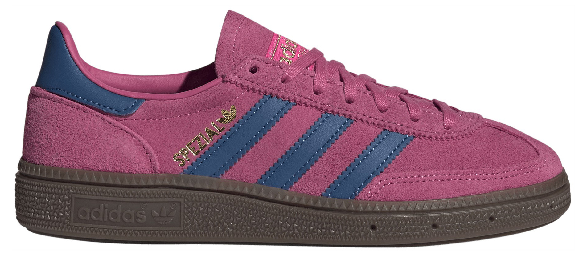 adidas Kids' Grade School Handball Spezial Shoes - Shock Pink/Dark Marine/Gum - View 1