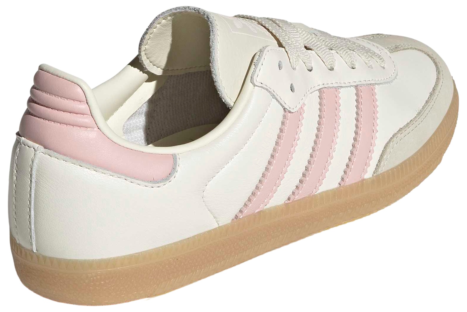 adidas Women's Samba OG Shoes - Off White/Sandy Pink/Gum 3 - View 5