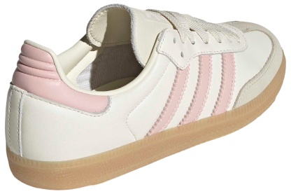 adidas Women's Samba OG Shoes - Off White/Sandy Pink/Gum 3 - View 5