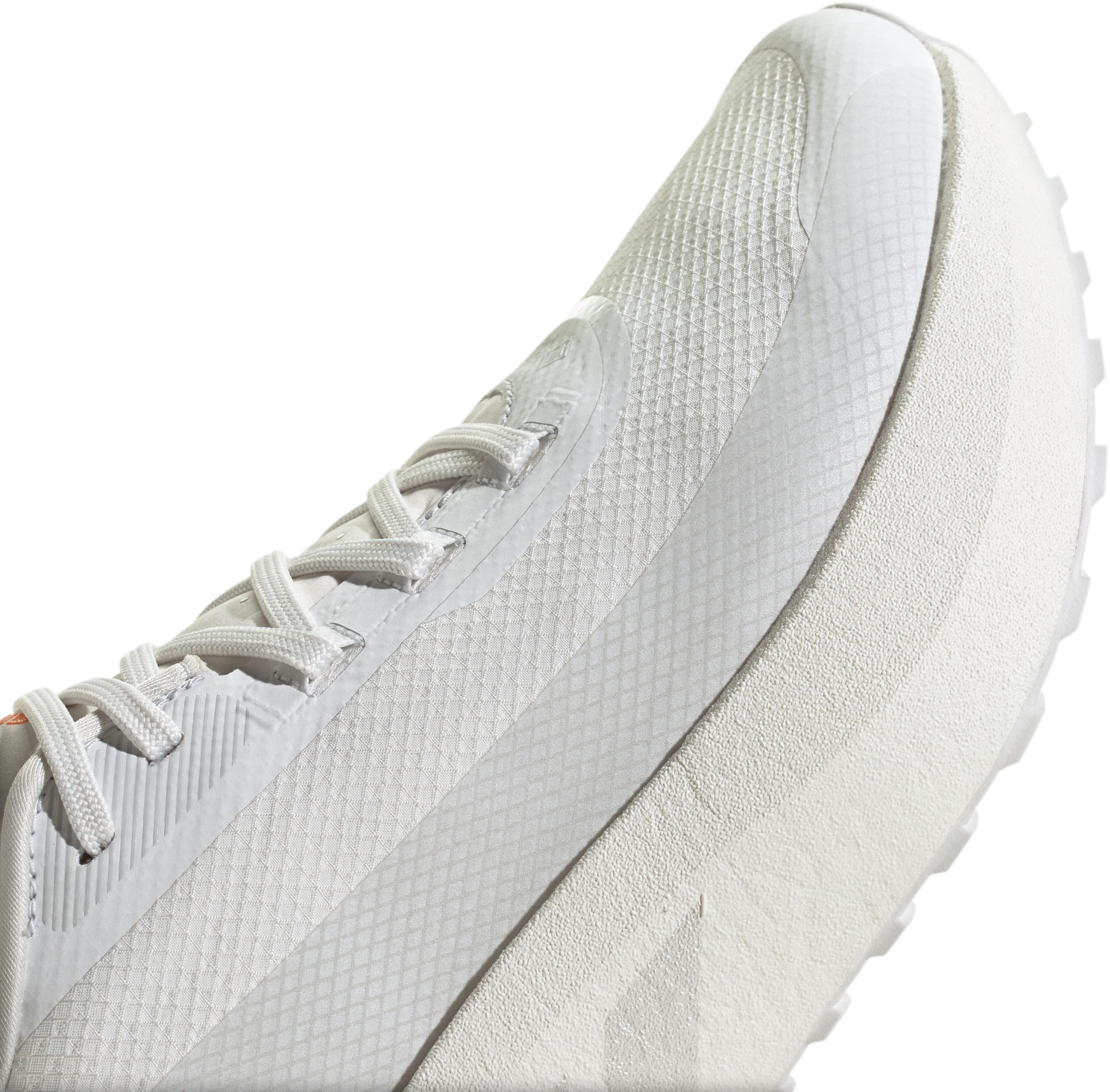 adidas Men's Hyperboost GTX Shoes - Crystal White/Orbit Grey/Orange - View 7