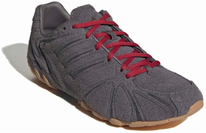 adidas Originals Women's Ghost Sprint Shoes - Suede Grey Strata/Red - View 6