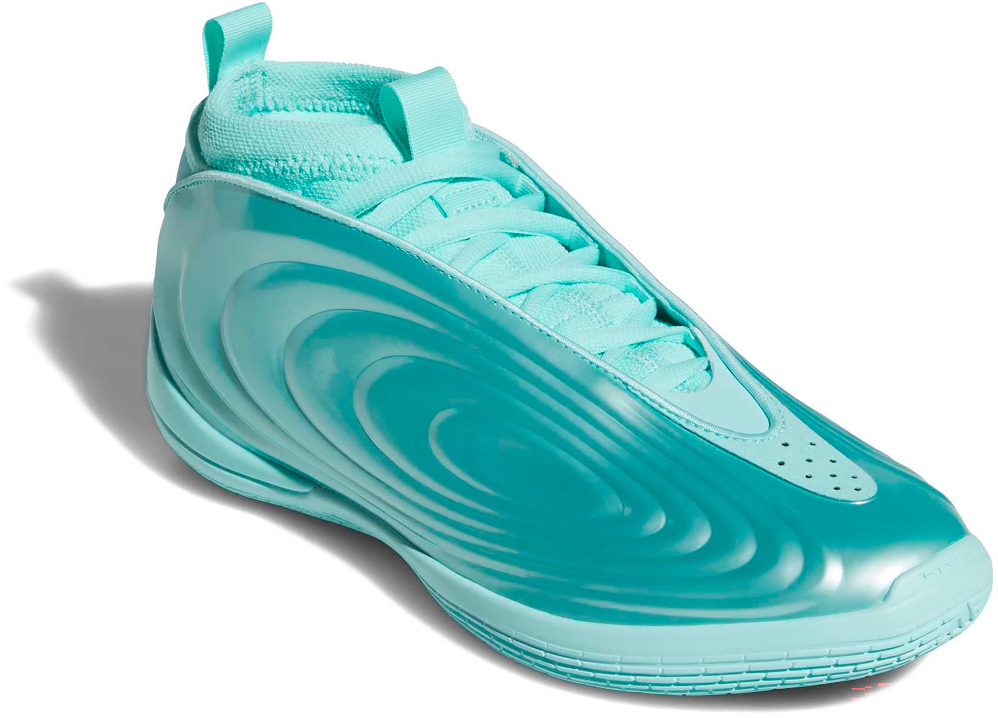 adidas Harden Volume 10 'Clear Cyan' Basketball Shoes - Flash Aqua/Core Black/Flash Aqua - View 5