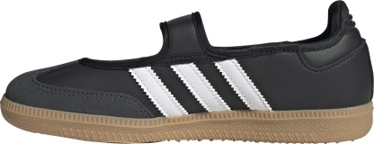 adidas Kids' Grade School Samba Jane Shoes - Core Black/Ftwr White/Gum 3 - View 4