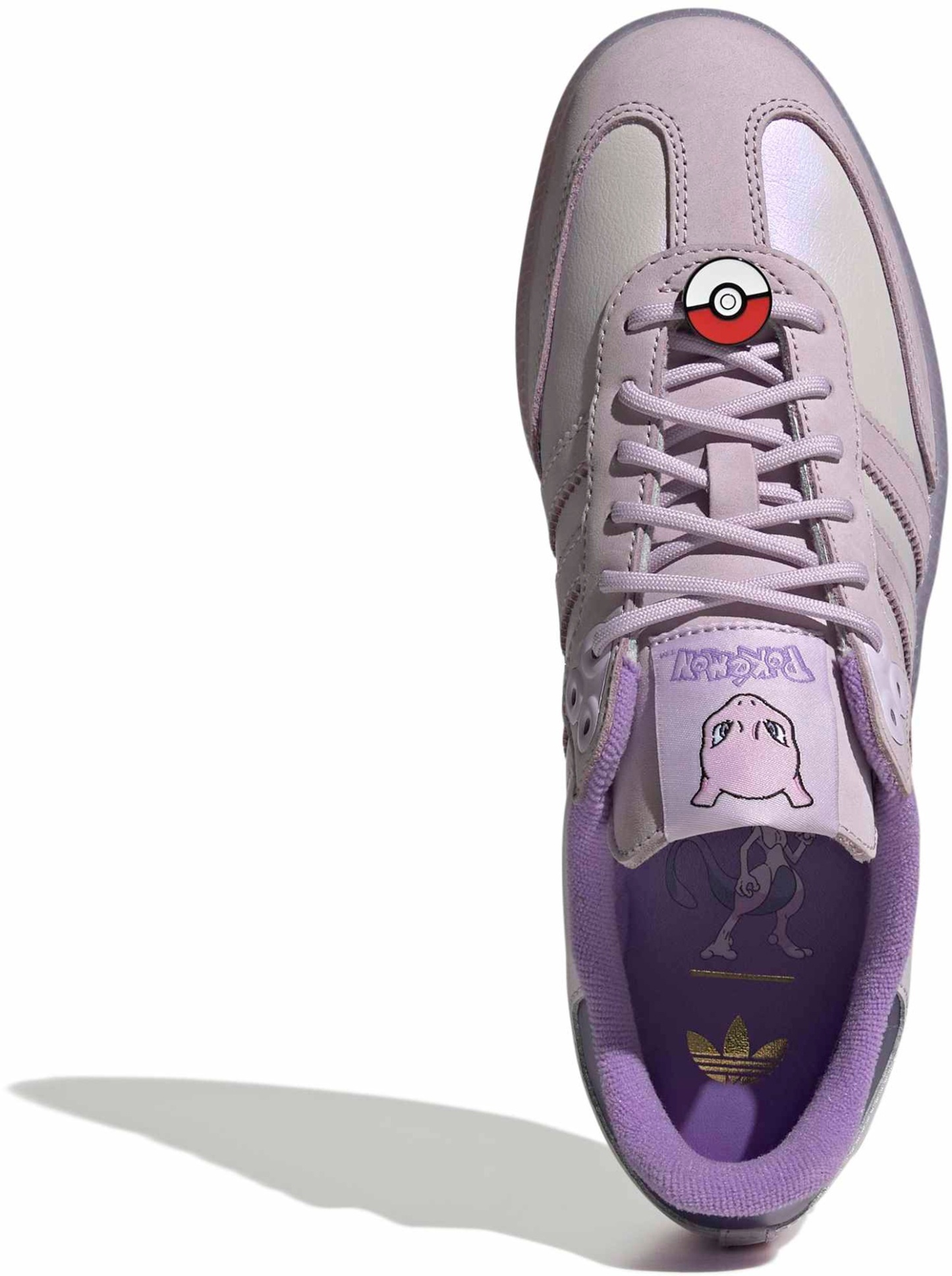 adidas x Pokémon Samba OG Shoes - Ice Lavender/Violet Fusion - View 2