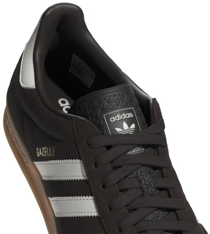 adidas Men's Gazelle Indoor Shoes - Coffee/White - View 7