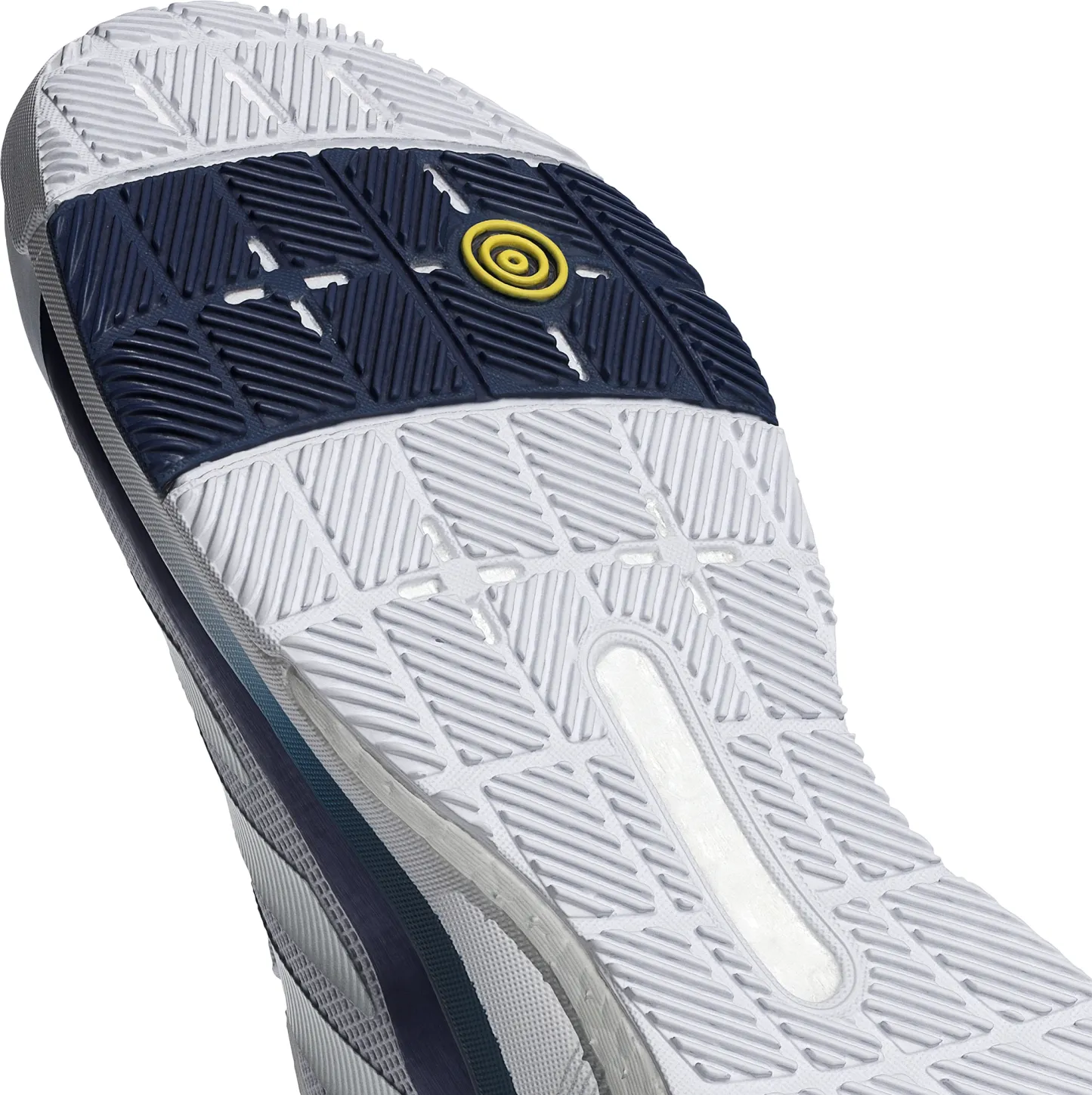 adidas Men's Crazyquick BOOST Padel Shoes - Ftwr White/Silver Met./Dark Blue - View 10